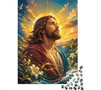Océan Coucher Fleur Puzzle, 1000 Pièces Jeu Intérieur Adulte