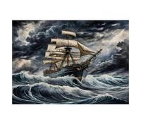 Océan Dauphin Cœur 1000 Pièces pour Adultes Mini Puzzle Relaxant