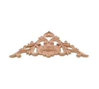 Océan de fleurs en bois sculpté cadre applique porte décoration murale meubles figurines décoratives miniatures en bois 1