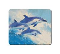 Ocean Dolphin Tapis de protection supérieure pour machine à laver et sèche-linge Bleu marine 50,8 x 61 cm