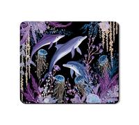 Ocean Dolphin Tapis de protection supérieure pour machine à laver et sèche-linge en caoutchouc antidérapant et imperméable pour buanderie 50,8 x 61 cm