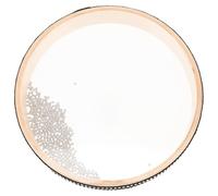 Ocean Drum Tambour sonore océan en bois de 8 pouces avec coquilles en bois dur pour soulager le stress, yoga, pleine conscience et son