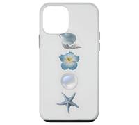 Ocean Etoile de mer Perle Bleu Fleur Collage Plage Été Coque pour iPhone 12 mini