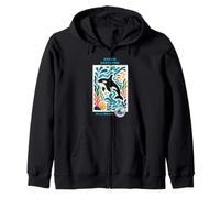 Ocean Explorer Orca Whale, Aventure de la Vie Marine pour Enfants Sweat à Capuche