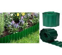 oCean Express Bordure de Jardin Flexible en Rouleau Plastique Vert Hauteur 15 cm 15Cm c 9M