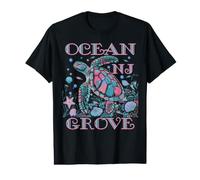 Ocean Grove NJ Tortue Lover Coloré Beach Souvenir T-Shirt Graphique avec Valeur