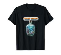 Ocean Inside Bottle Art Marine Life Spiral Scène T-Shirt