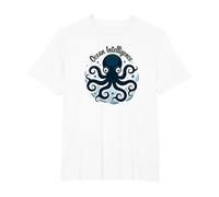 Ocean Intelligence Octopus Art Sea Life T-Shirt, Homme Grandes Tailles, Blanc, 2X Tall