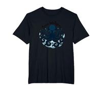 Ocean Intelligence Octopus Art Sea Life T-Shirt, Homme Grandes Tailles, Noir, 2X Tall