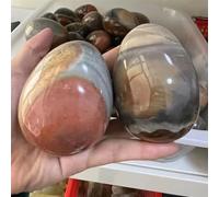 Ocean Jasper Crystal Quartz Egg Sea Stone Madagascar (Size : 2pcs) Gemstone Stone