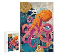 Ocean Life Art Print Puzzle 1000 Pièces Educa Jouet en Bois Cadeau Unique Décoration Intérieure Jeu Éducatif Challenge Toy Adultes Et Enfants À Partir De 14 Ans 1000 PCS