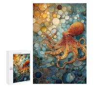 Ocean Life Artistic Octopus Puzzle 1000 Pièces Educa Jouet en Bois Cadeau Unique Décoration Intérieure Jeu Éducatif Challenge Toy Adultes Et Enfants À Partir De 14 Ans 1000 PCS
