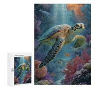 Ocean Life Coral Reef Scene Puzzle 1000 Pièces Educa Jouet en Bois Cadeau Unique Décoration Intérieure Jeu Éducatif Challenge Toy Adultes Et Enfants À Partir De 14 Ans 300 PCS