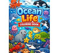 Ocean Life Kids Coloring Book