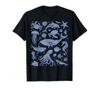 Ocean Life Sea Aesthetic Fish Beach 90s Vintage Graphic T-Shirt Graphique avec Valeur