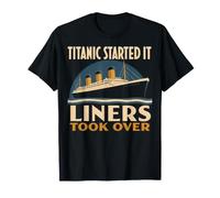 Ocean Liner Maritime History Historic Ship Cadeau T-Shirt