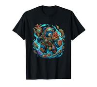 Ocean Mystic Coral Guardian : Aventure avec Un Ours Steampunk T-Shirt