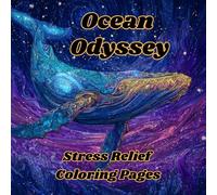 Ocean Odyssey: A Stress Relief Coloring Book: 50 Fun Illustrations of Ocean Animals and Scenes: A Coloring Book Dive into the Deep