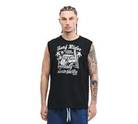 Ocean Pacific T-Shirt shorey sans Manches pour Homme, Noir/écru, 3XL