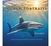 Ocean Portraits: Sharks: 30 Realistic Shark Coloring Pages Featuring Great White Sharks, Hammerheads, Whale Sharks, Tiger Sharks, and the World's Greatest Dive Sites