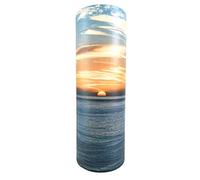 Ocean Sunset Scatter Tubes pour cendres d'adultes - Urnes funéraires en carton biodégradable (grande)