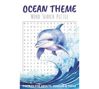 Ocean Themed Word Search Puzzle Book: Word Searches with Easy to Read Print Ocean, Ocean Wildlife, Underwater Adventures and More | 6x9 inches, 120 ... … Gift for Vacations, Holidays and Free Times