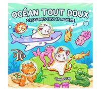 Océan tout doux : coloriages cosy et mignons – Panini – Broché