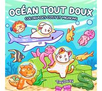 Océan tout doux : coloriages cosy et mignons - Tiny Daisy - Panini Comics - broché - Livre-jeu