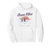 Ocean Vibes - Allez Dehors et embrassez Une sirène (graphisme rétro) Sweat à Capuche