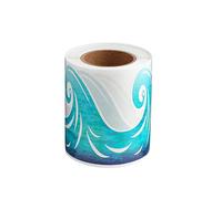 Ocean Wave Bulletin Board Border Sticker Classroom Blackboard Bulletin Board Papier DéCoratif Garniture de Bordure Auto-AdhéSive