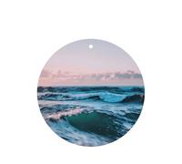 Ocean Waves Lot de 10/24 désodorisants ronds à suspendre pour intérieur de voiture Parfum lavande