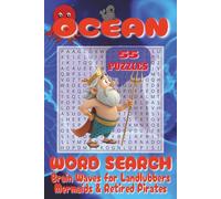 Ocean word search puzzle book: Drop anchor and solve 55 puzzles with a splash of humor.
