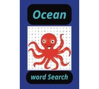 Ocean word search puzzle book: Easy to read Ocean word search book | 6x9 inches 50 + puzzles | great gift for holiday or just free time