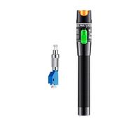OCEANCOMM 30km Visual Fault Locator Pen Type Fiber Optic Tester with FC Male- LC Female Hybrid Adapter for Fiber Optical Light Tester Stylo de repérage visuel des défauts