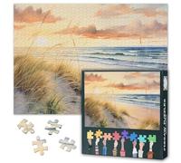 Oceane Puzzles 1000 Pièces, Puzzle Paysage Naturel Adulte, Plage 1000 Pièces Puzzles Adultes, Puzzle Impossible Jeu D'Adresse pour Toute La Famille 70x50cm