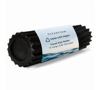Oceanfoam Rouleau en mousse ondulée - Rouleau de massage musculaire pour douleurs de dos et étirements - Texture ondulée ergonomique - Yoga, athlétisme et bien-être - Format voyage, 27,9 x 8,5 cm
