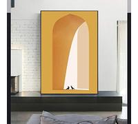 OCEANGOD Toile Peintures Style Architecture Abstraite Mur Art Décoration Affiche Chambre Décoration de La Maison Affiches et Impressions 40x50cm Sans Cadre