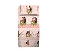 Oceania, Parure de lit Simple, Parure de lit Simple Disney, Drap Plat, taie d'oreiller, Disney, 100% Coton, Produit Officiel