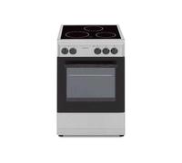 Oceanic Cuisinière CV5050S8 vitrocéramique 50 x 50 cm four convection naturelle 48 L argent