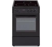 OCEANIC CV5050B8 Cuisinière vitrocéramique 50x50 - Four convection naturelle - 48 L - Noir