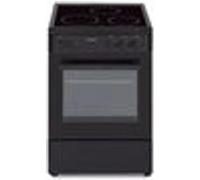 Oceanic Cuisinière vitrocéramique CV5050B8 50x50, Four convection naturelle, 48 L, Noir