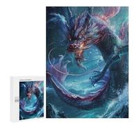 Oceanic Serpent Artwork Puzzle 1000 Pièces Educa Jouet en Bois Cadeau Unique Décoration Intérieure Jeu Éducatif Challenge Toy Adultes Et Enfants À Partir De 14 Ans 500 PCS