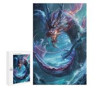 Oceanic Serpent Artwork Puzzle 1000 Pièces Educa Jouet en Bois Cadeau Unique Décoration Intérieure Jeu Éducatif Challenge Toy Adultes Et Enfants À Partir De 14 Ans 1000 PCS