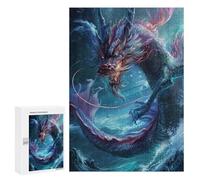 Oceanic Serpent Artwork Puzzle 1000 Pièces Educa Jouet en Bois Cadeau Unique Décoration Intérieure Jeu Éducatif Challenge Toy Adultes Et Enfants À Partir De 14 Ans 300 PCS