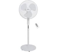 OCEANIC Ventilateur de pied 45 W 44 cm 3 vitesses Oscillant Inclinable Blanc Blanc G