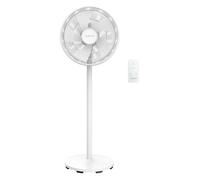 OCEANIC Ventilateur de pied - 50 W - Ø 40 cm - 3 vitesses - Oscillant - Inclinable - Blanc