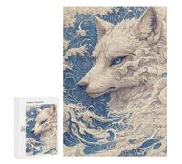 Oceanic Wolf Art Print Puzzle 1000 Pièces Educa Jouet en Bois Cadeau Unique Décoration Intérieure Jeu Éducatif Challenge Toy Adultes Et Enfants À Partir De 14 Ans 300 PCS