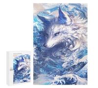 Oceanic Wolf Majesty -1 Puzzle 1000 Pièces Educa Jouet en Bois Cadeau Unique Décoration Intérieure Jeu Éducatif Challenge Toy Adultes Et Enfants À Partir De 14 Ans 1000 PCS