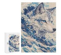 Oceanic Wolf Majesty -3 Puzzle 1000 Pièces Educa Jouet en Bois Cadeau Unique Décoration Intérieure Jeu Éducatif Challenge Toy Adultes Et Enfants À Partir De 14 Ans 300 PCS