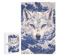 Oceanic Wolf Majesty Puzzle 1000 Pièces Educa Jouet en Bois Cadeau Unique Décoration Intérieure Jeu Éducatif Challenge Toy Adultes Et Enfants À Partir De 14 Ans 1000 PCS